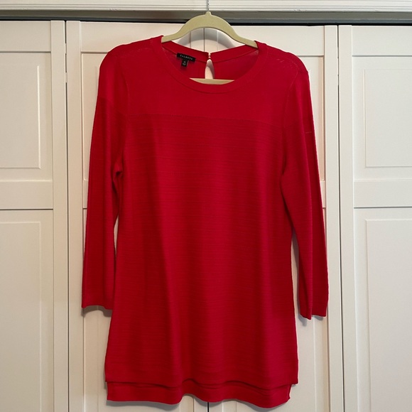 Talbots Red Crew Neck Sweater - Picture 3 of 10